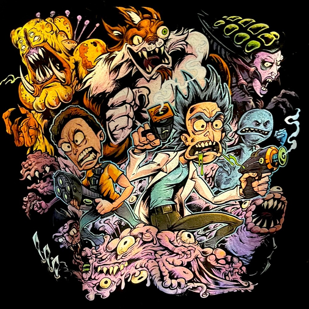 Authentic Rick & Morty Long Sleeve T-shirt
